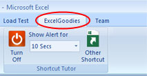 Excel Shortcut Tab